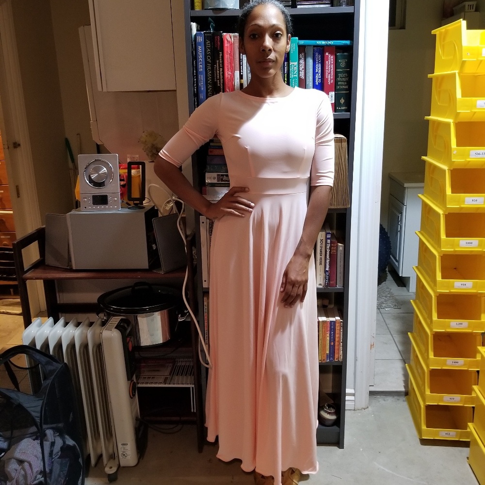Peach Bridesmaid Dress nwt